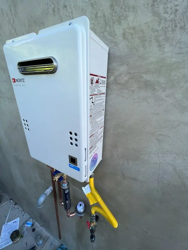 Tankless water heater installation for Wheatfield homes